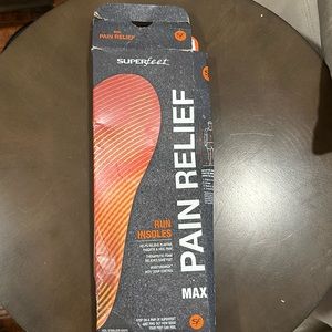 COPY - Superfeet Run Pain Relief Max Insoles M 9.5-11 W 10.2-12 E new in box
